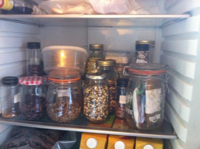 A fridge full of seeds